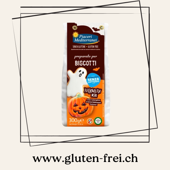 Cookie Mix with Ghost-Shaped Cookie Cutters - Piaceri Mediterranei gluten-free